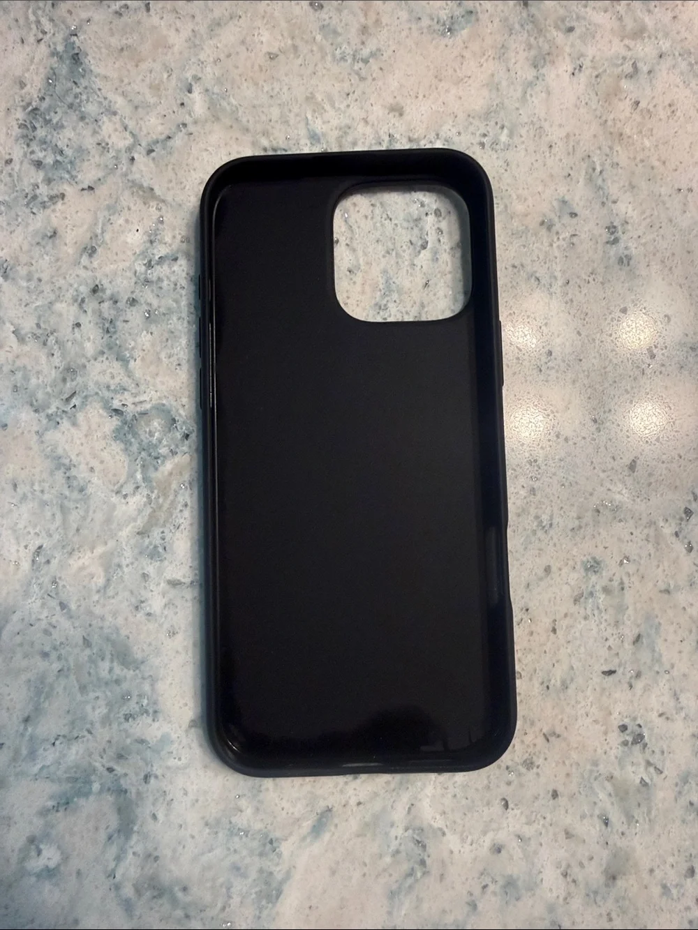Black Phone Case Compatible with iPhone 16 Pro Max